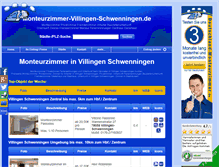 Tablet Screenshot of monteurzimmer-villingen-schwenningen.de